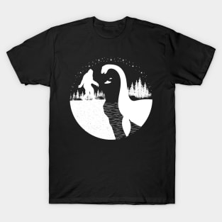 Bigfoot Loch Ness Monster Ufos T-Shirt